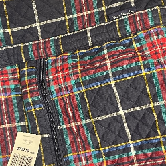 NWT-Vera Bradley Tartan large duffle bag - Picture 3 of 9